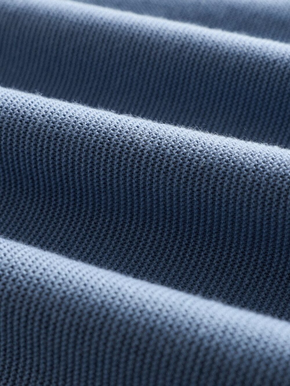 Cotton Cashmere Dolman Sweater in Blue - Picture 10 of 10
